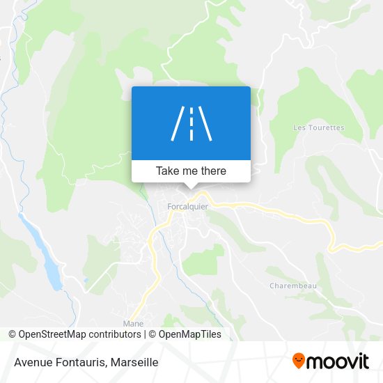 Avenue Fontauris map