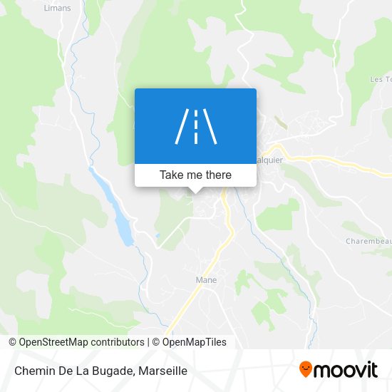 Chemin De La Bugade map