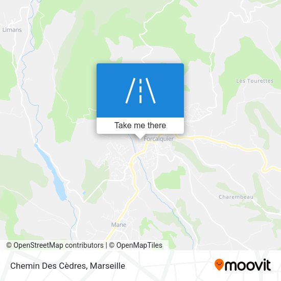 Chemin Des Cèdres map