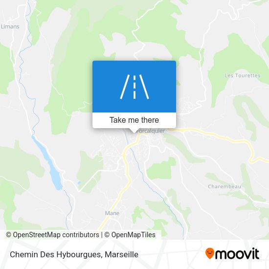 Chemin Des Hybourgues map