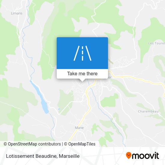 Lotissement Beaudine map