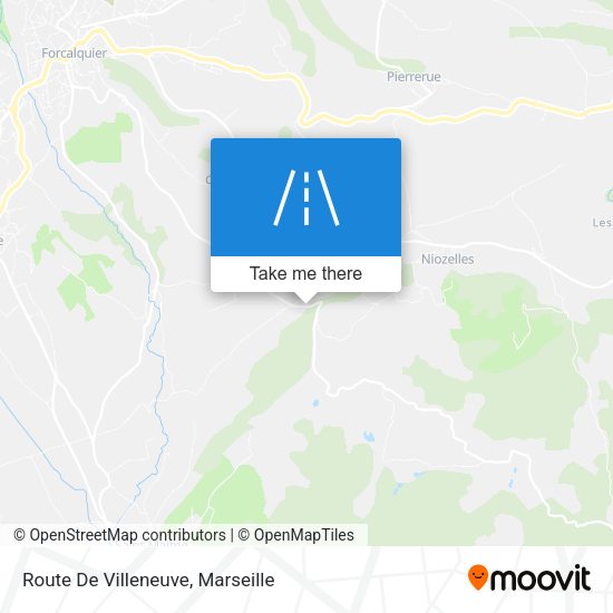 Route De Villeneuve map