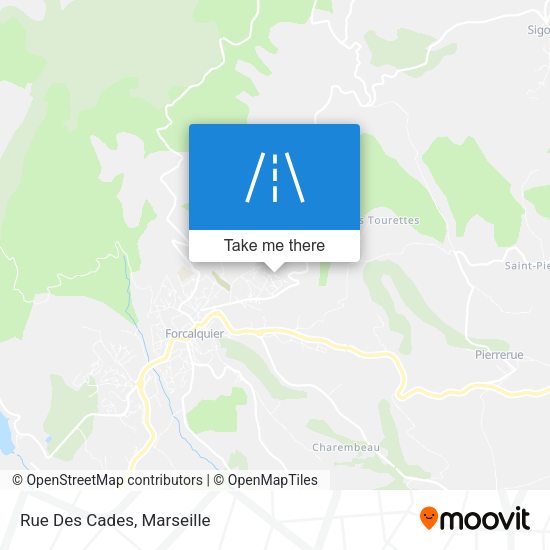 Rue Des Cades map