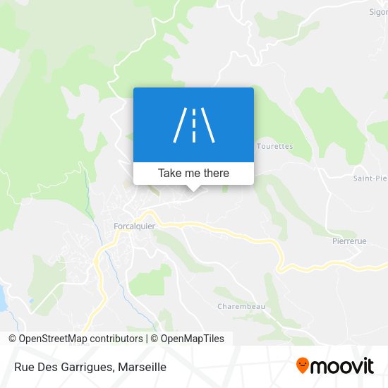 Rue Des Garrigues map
