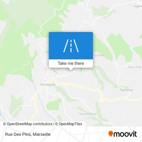 Rue Des Pins map