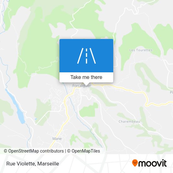 Rue Violette map