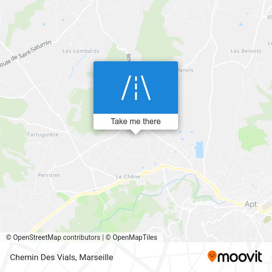 Chemin Des Vials map