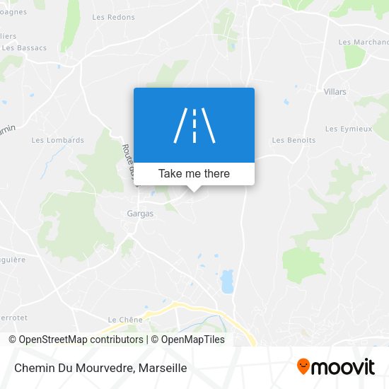 Chemin Du Mourvedre map