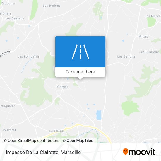 Impasse De La Clairette map
