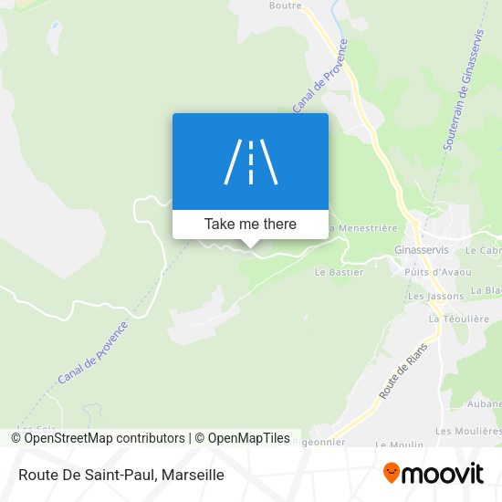 Route De Saint-Paul map