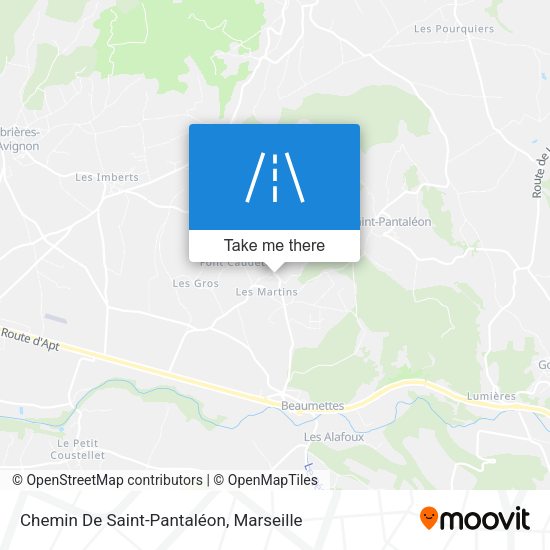 Chemin De Saint-Pantaléon map