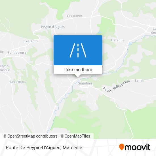 Route De Peypin-D'Aigues map