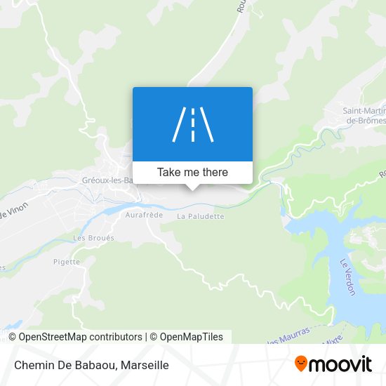 Chemin De Babaou map