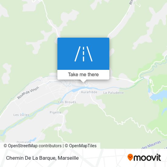 Chemin De La Barque map