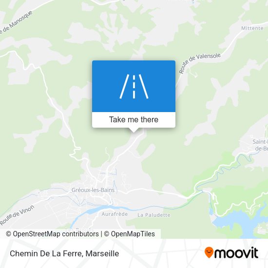 Chemin De La Ferre map