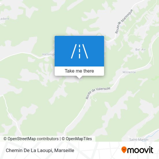 Chemin De La Laoupi map