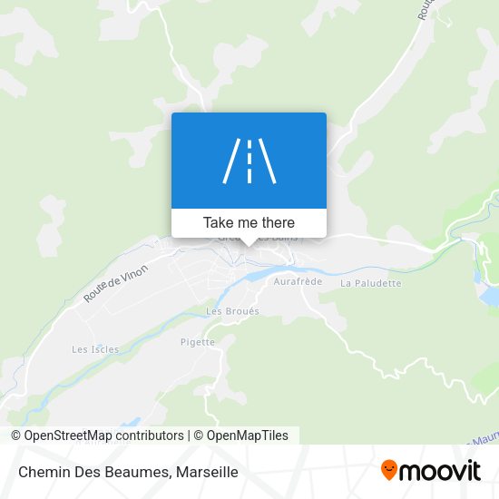 Chemin Des Beaumes map