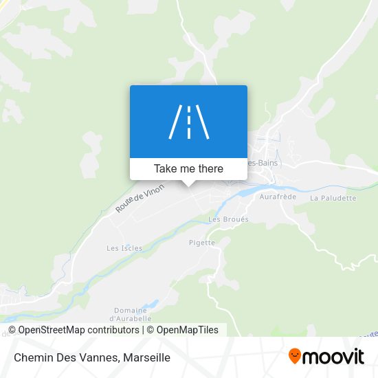 Chemin Des Vannes map