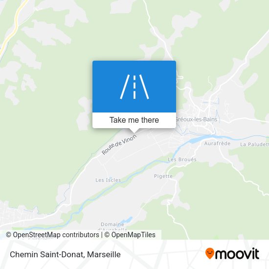 Chemin Saint-Donat map