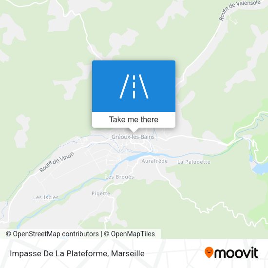 Impasse De La Plateforme map