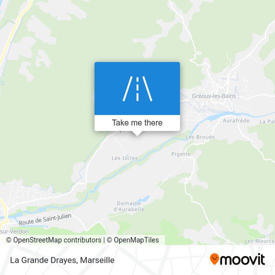 La Grande Drayes map
