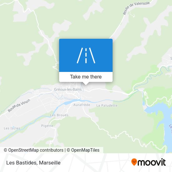Les Bastides map