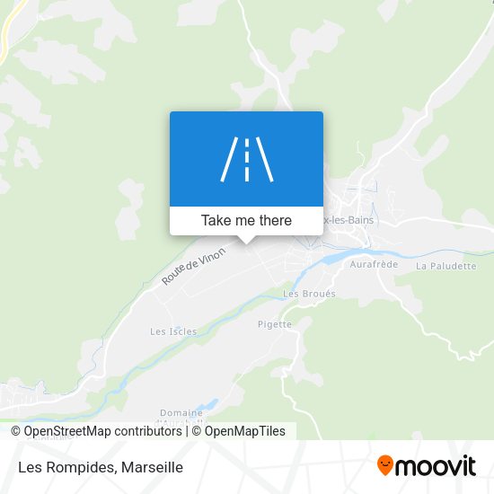 Les Rompides map