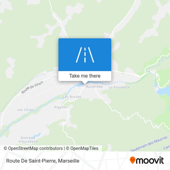 Route De Saint-Pierre map