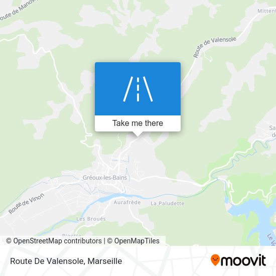 Route De Valensole map