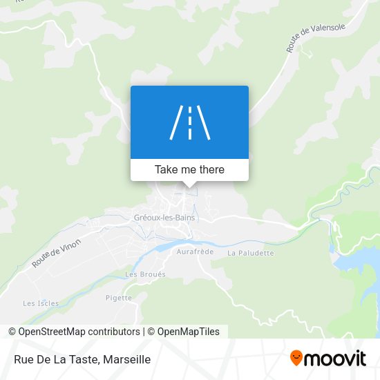 Rue De La Taste map