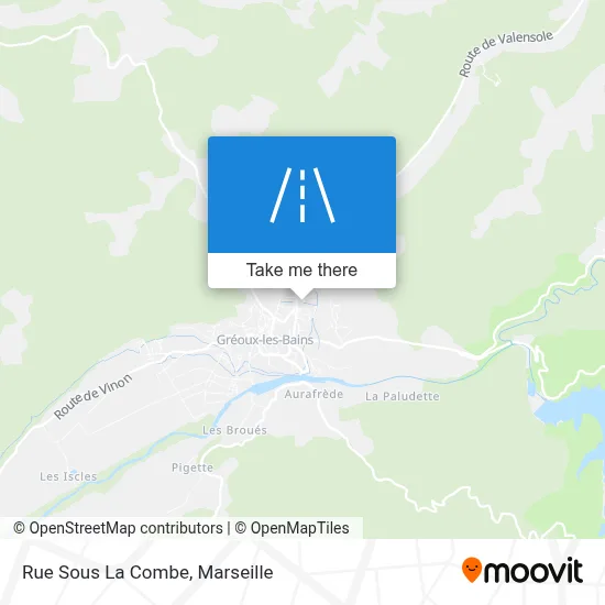 Rue Sous La Combe map