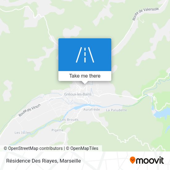 Résidence Des Riayes map