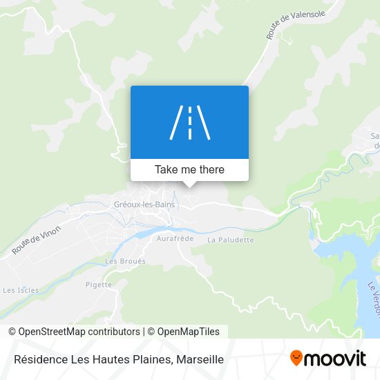 Résidence Les Hautes Plaines map