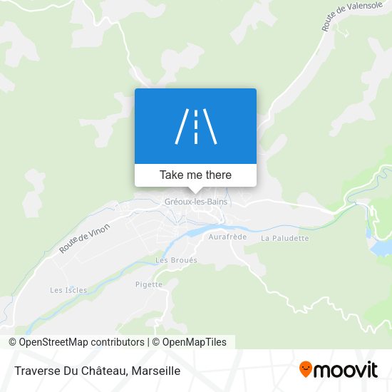 Traverse Du Château map