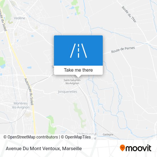 Avenue Du Mont Ventoux map