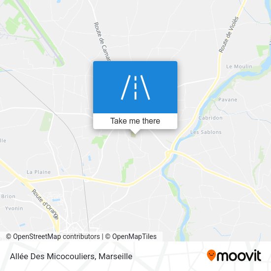 Allée Des Micocouliers map