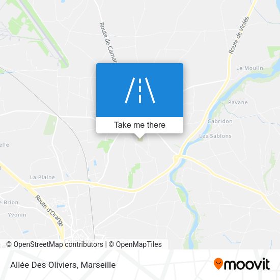 Allée Des Oliviers map