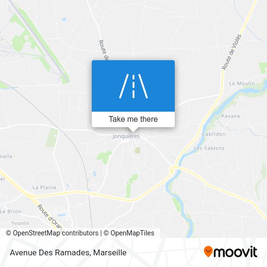 Avenue Des Ramades map