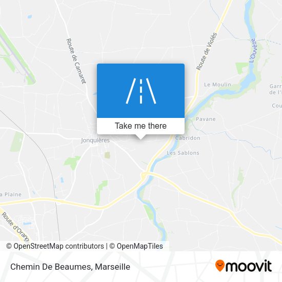 Chemin De Beaumes map