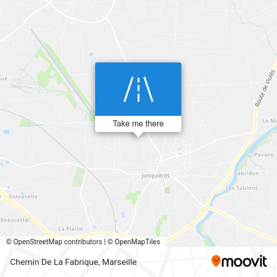 Chemin De La Fabrique map
