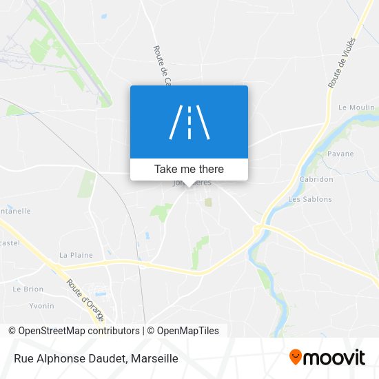Rue Alphonse Daudet map