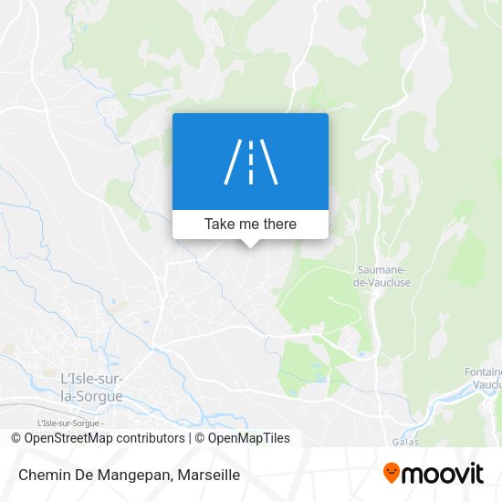 Chemin De Mangepan map