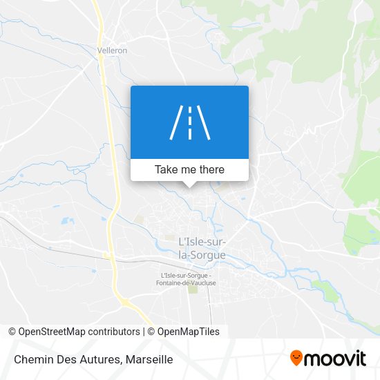 Chemin Des Autures map