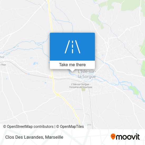 Clos Des Lavandes map
