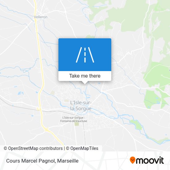 Cours Marcel Pagnol map