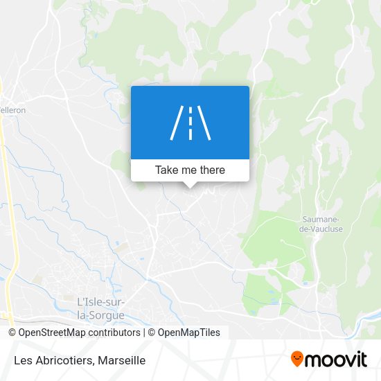 Les Abricotiers map