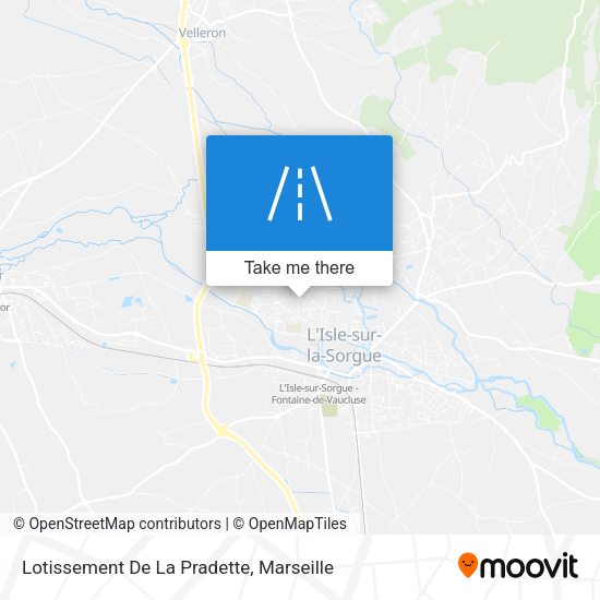 Lotissement De La Pradette map