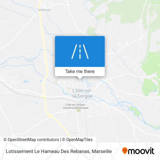 Lotissement Le Hameau Des Rebanas map