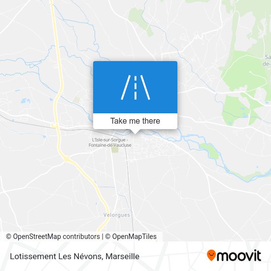Lotissement Les Névons map