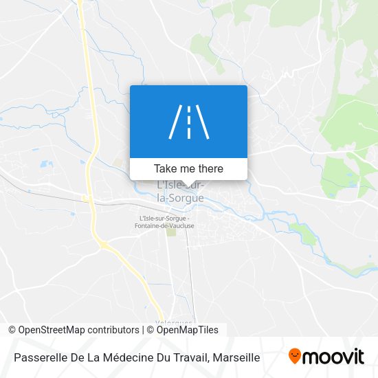 Passerelle De La Médecine Du Travail map